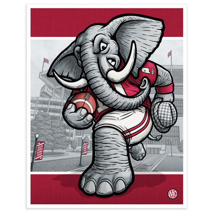 "Roll!" Alabama Football Limited Edition Print