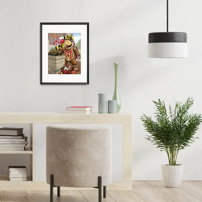 "Fear the Turtle" University of Maryland Limited Edition Print - Nick Fasnacht Illustration & Design