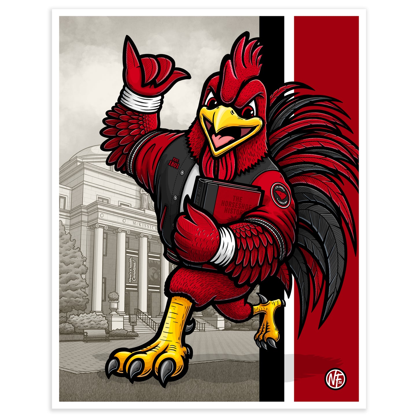 "The Horseshoe" South Carolina Limited Edition Print