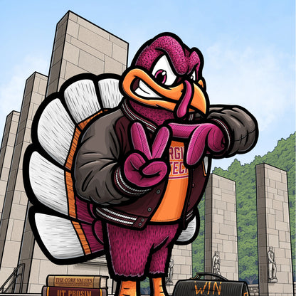 "That I May Serve" Virginia Tech University Limited Edition Print - Nick Fasnacht Illustration & Design