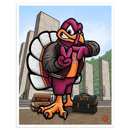 "That I May Serve" Virginia Tech University Limited Edition Print - Nick Fasnacht Illustration & Design