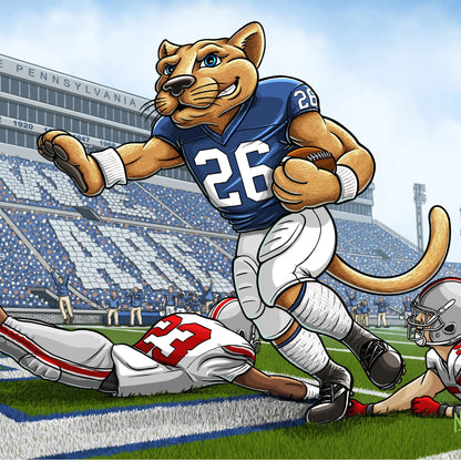 "We Are!" Penn State University Football Limited Edition Print - Nick Fasnacht Illustration & Design