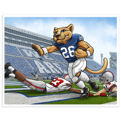"We Are!" Penn State University Football Limited Edition Print - Nick Fasnacht Illustration & Design